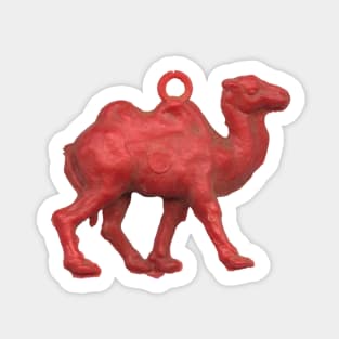 Genetically challenged camel trying to cross the blue mirage Sticker